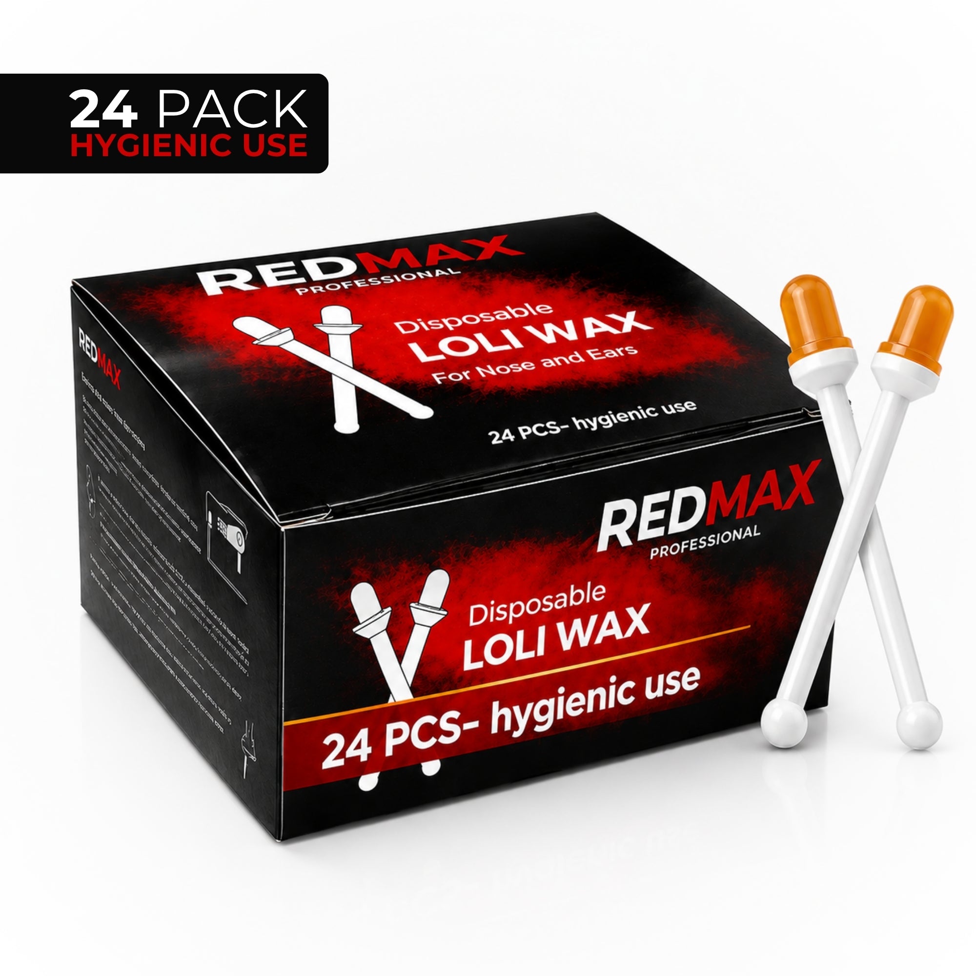 Redmax Loli Nose Ear Hair Removal-Wax Kit Set Stick Easy Mens Nasal Waxing Strip