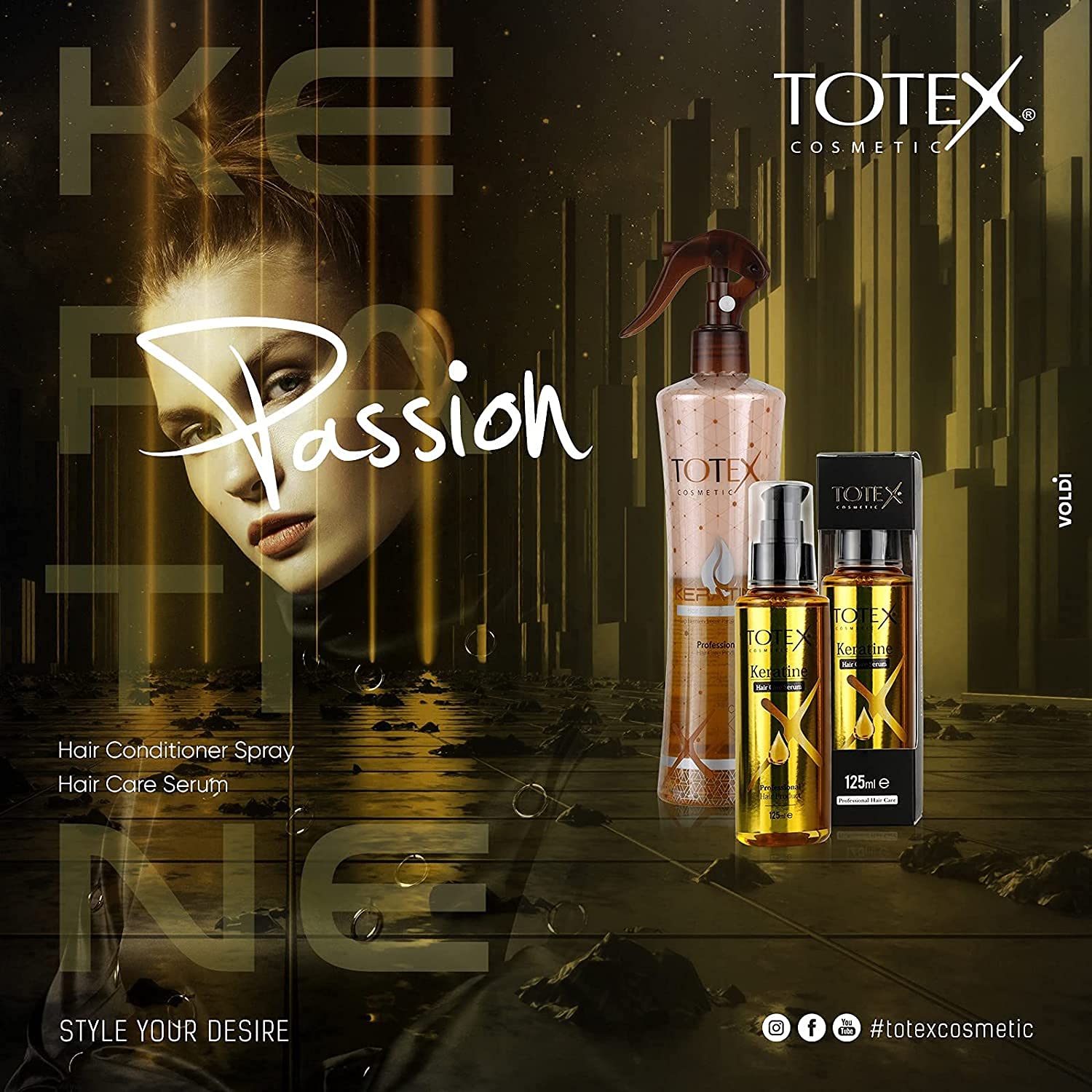 Totex Argan Hair Serum  – 125ml
