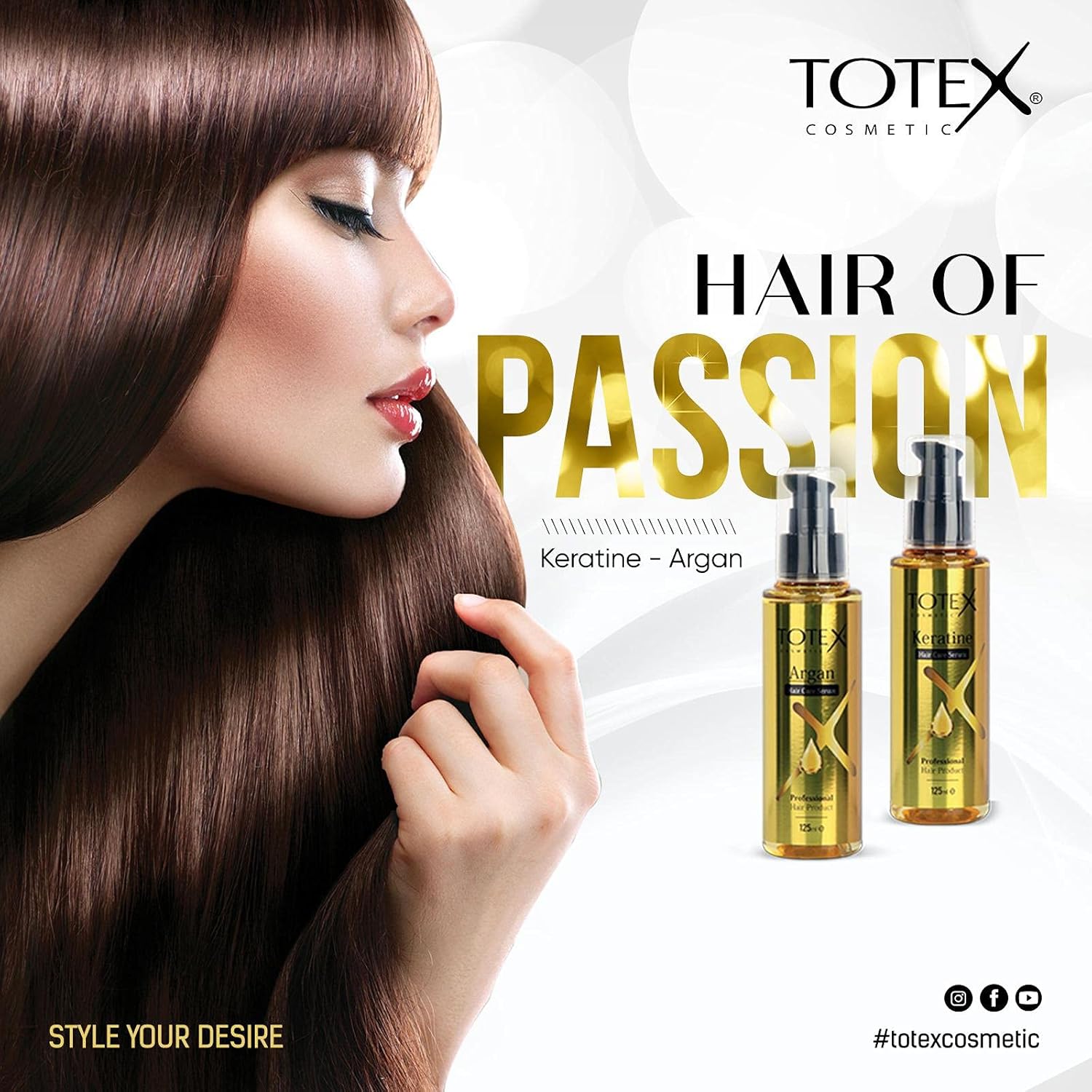 Totex Argan Hair Serum  – 125ml