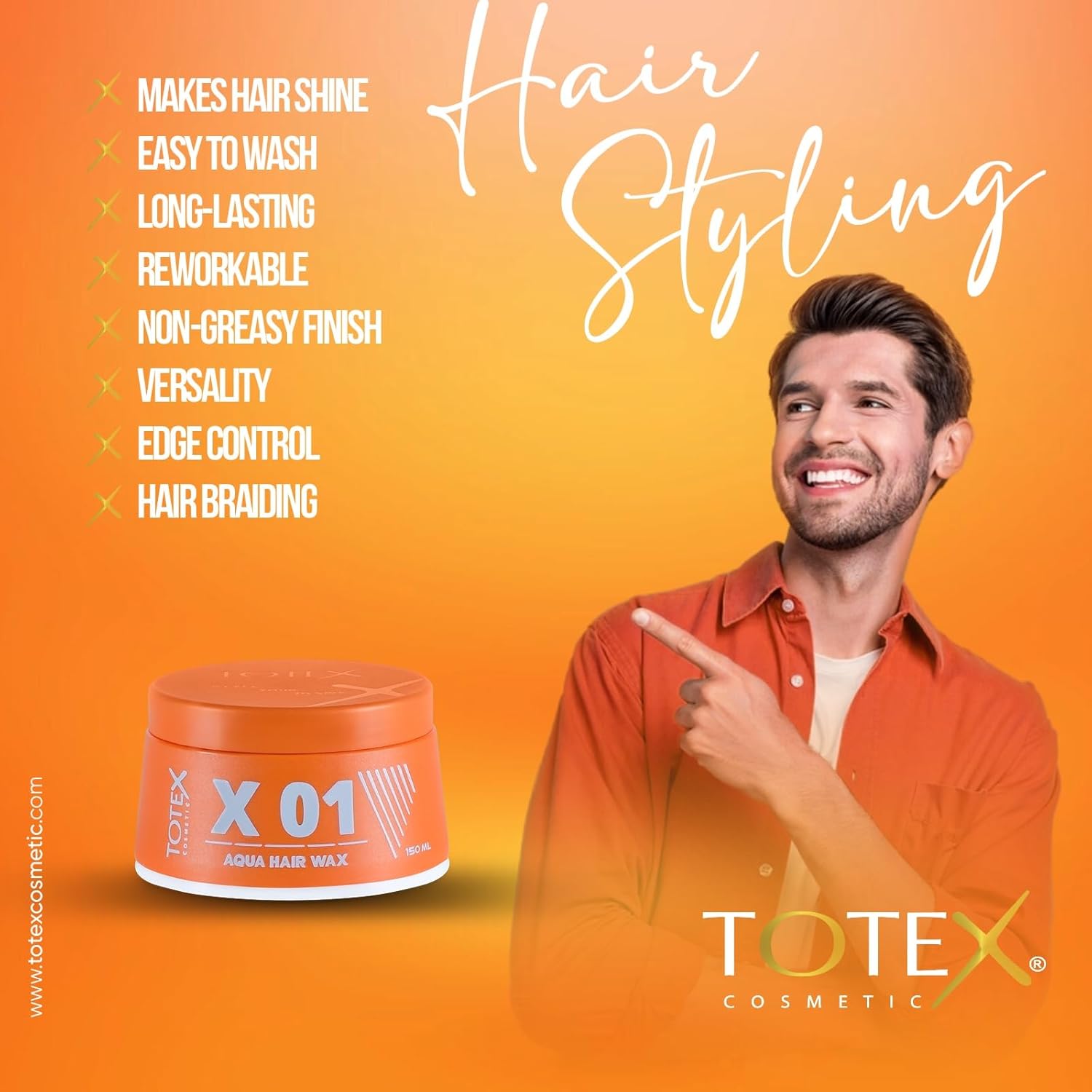Totex Aqua Gel Wax 01  – 150ml