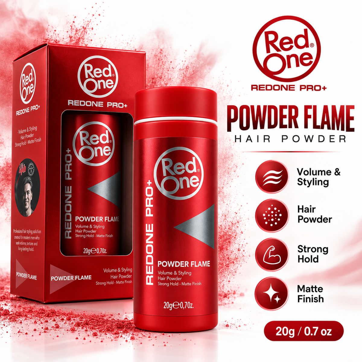 RedOne PRO+ Powder Flame Hair Powder 20g
