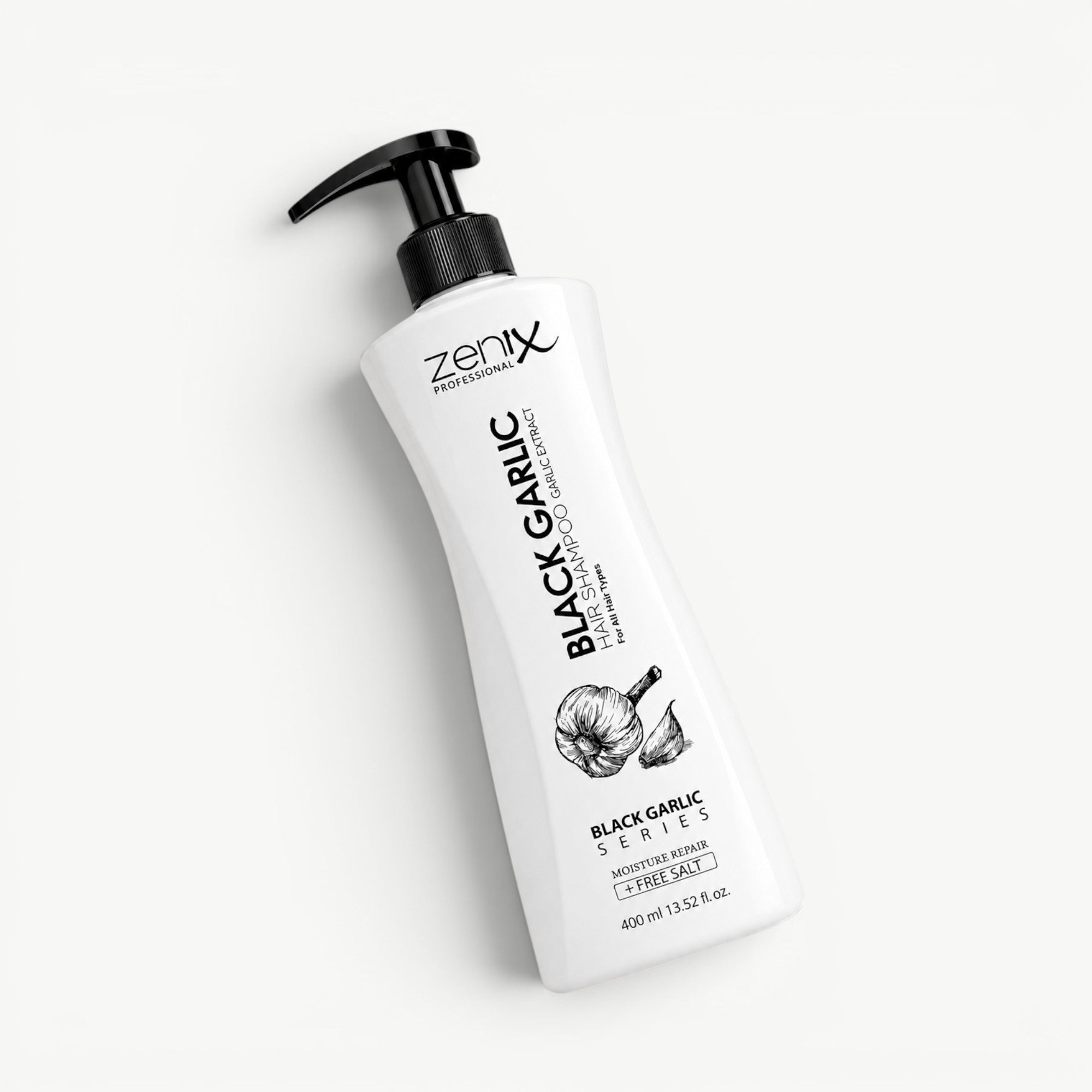 Zenix Professional Black Garlic Hair Shampoo 400ml
