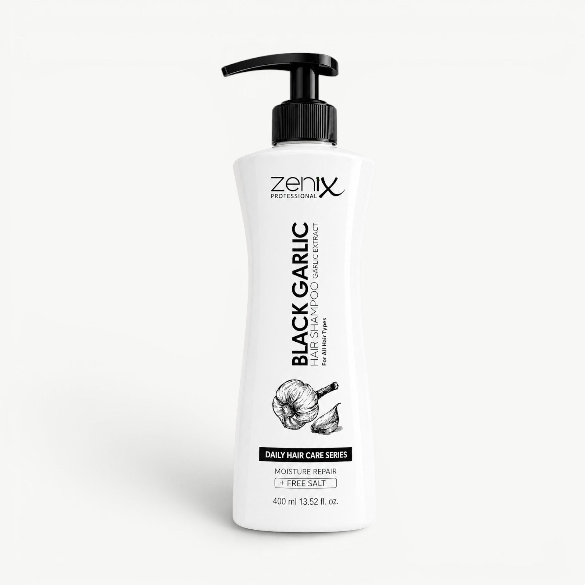 Zenix Professional Black Garlic Hair Shampoo 400ml