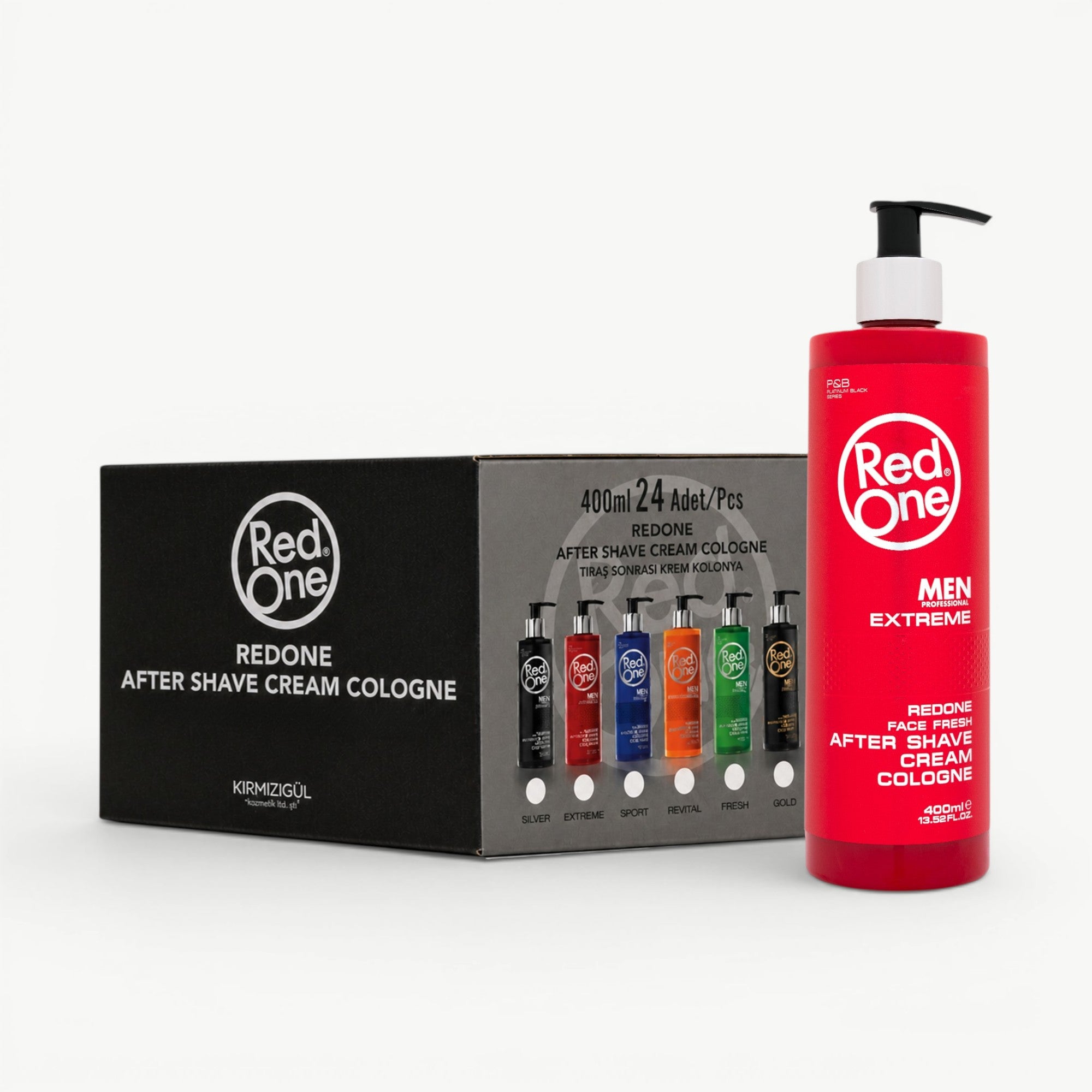RedOne Extreme After Shave Cream Cologne 400ml | 24 Pcs