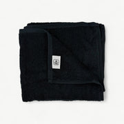 Rei-Barber & Hairdressing Towel Black 100%Cotton 85x50cm