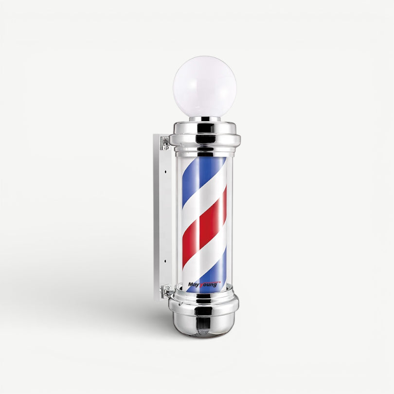 VAIN Classic Barber Pole with Lamp Top – 85 cm