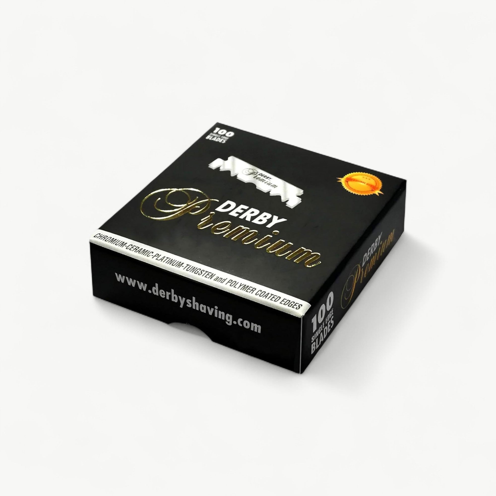 Derby Premium Single Edge Razor Blades – 5,000 Blades (50 Packs × 100) | Box