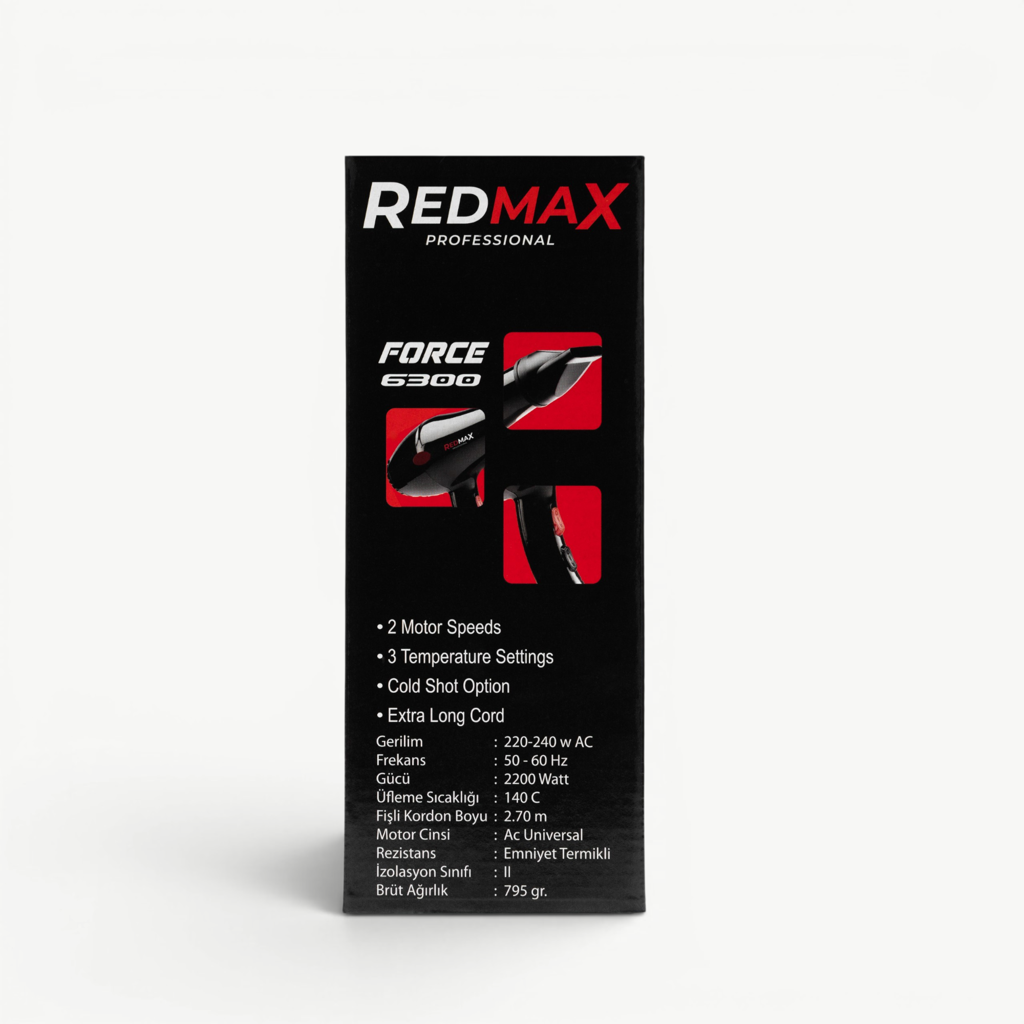 RedMax Force 6300 Professional Hair Dryer 2200W