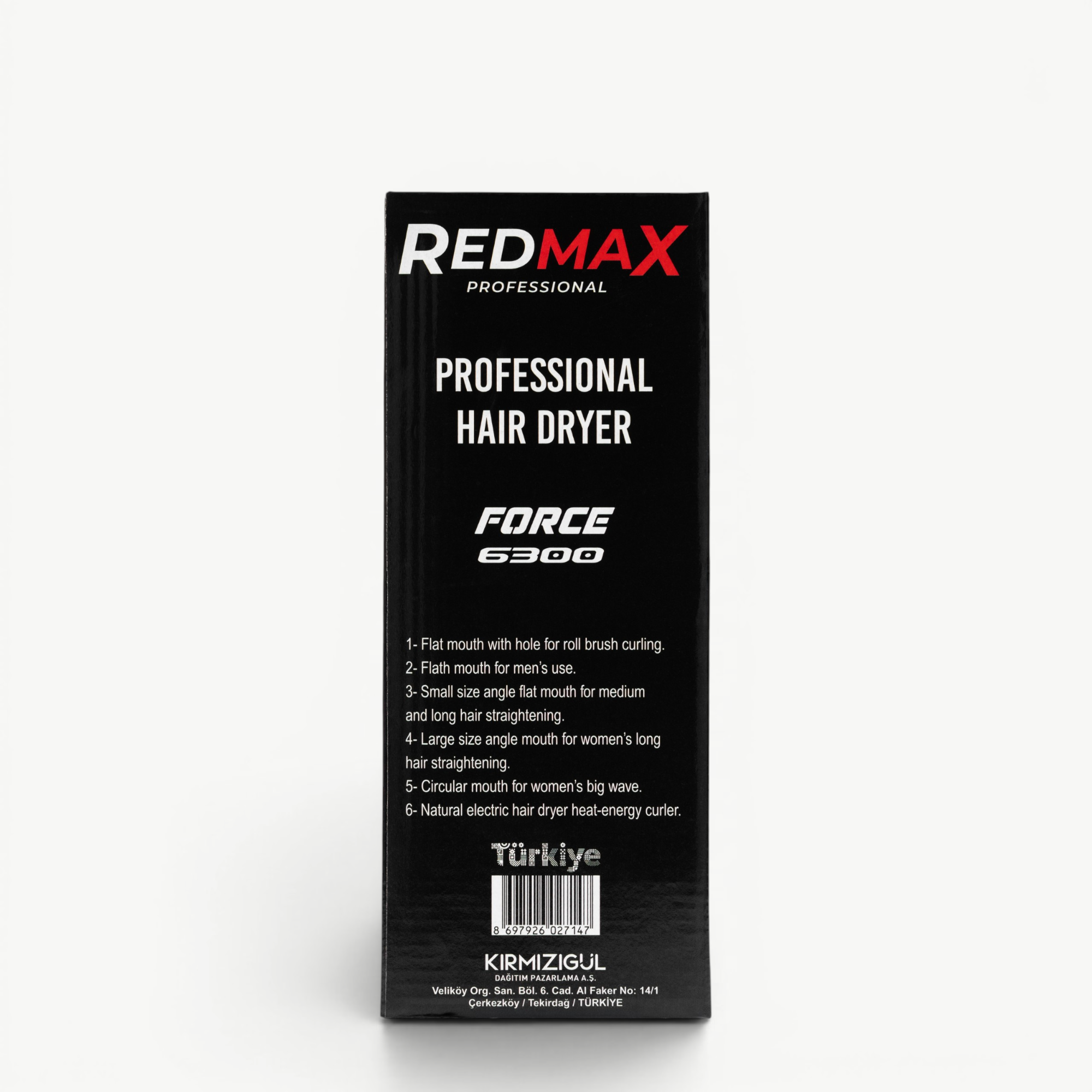 RedMax Force 6300 Professional Hair Dryer 2200W