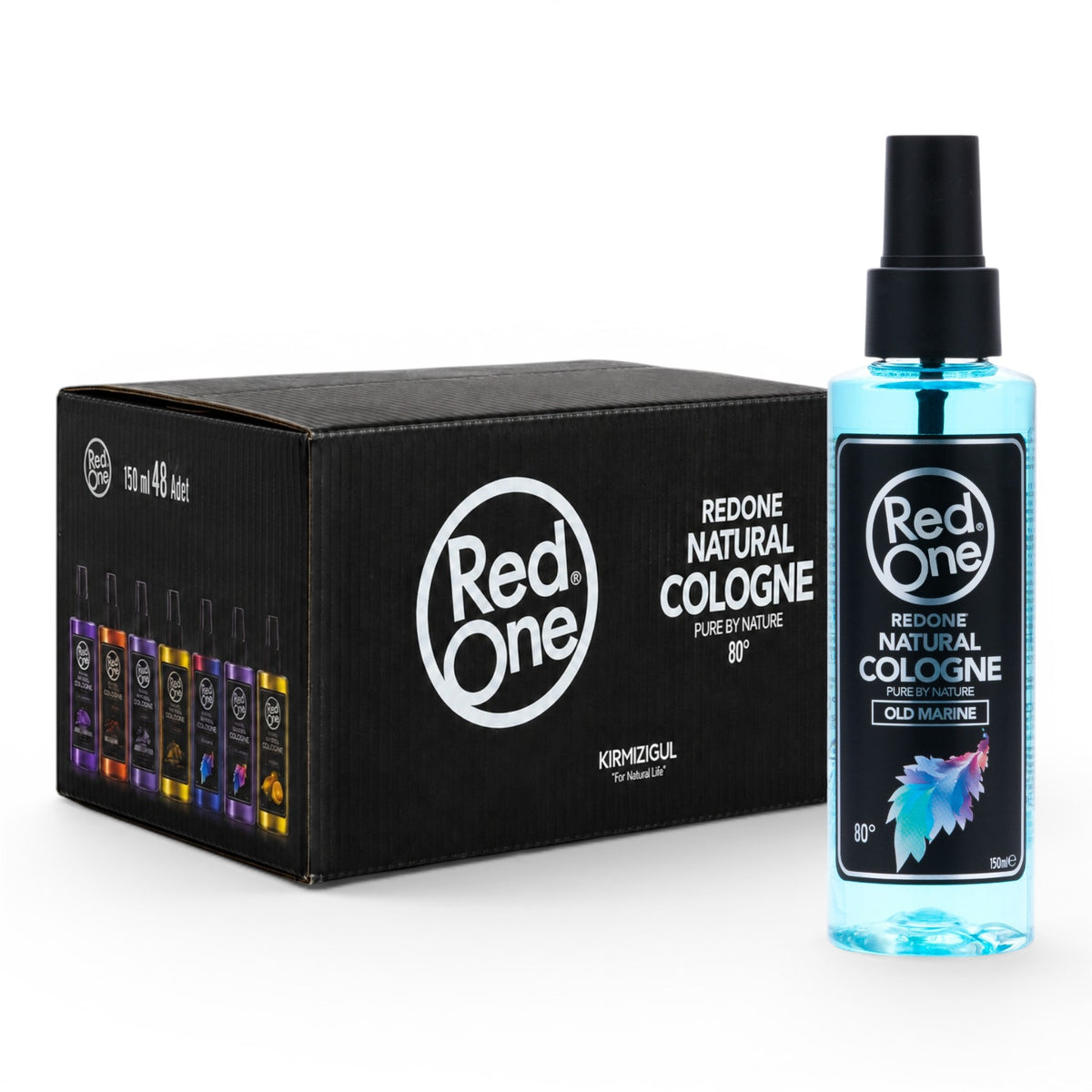 RedOne Natural Cologne Old Marine 150ml - Bulk Pack of 48