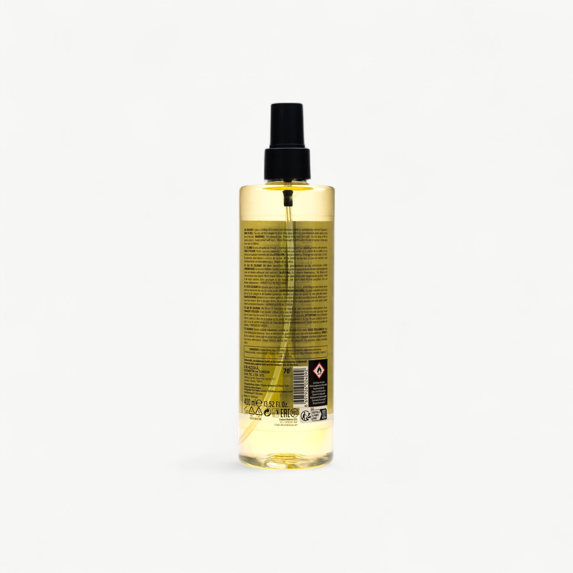 RedOne Cologne Body Splash Gold 400ml - Bulk Pack of 24