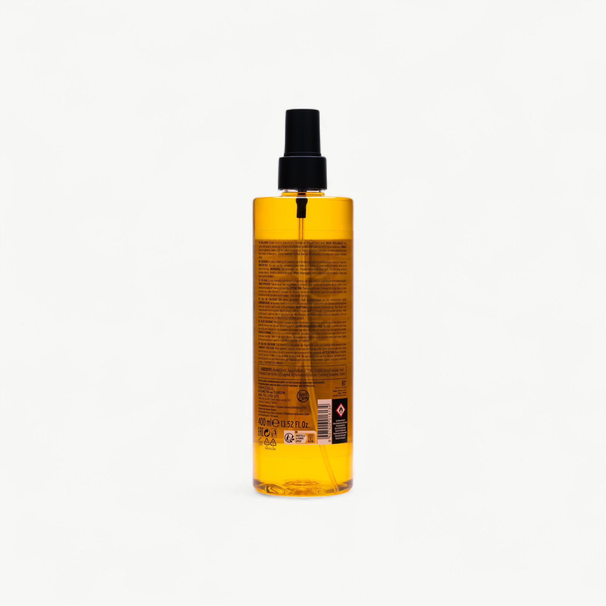 RedOne Natural Cologne Tabacco 400ml - Bulk Pack of 24