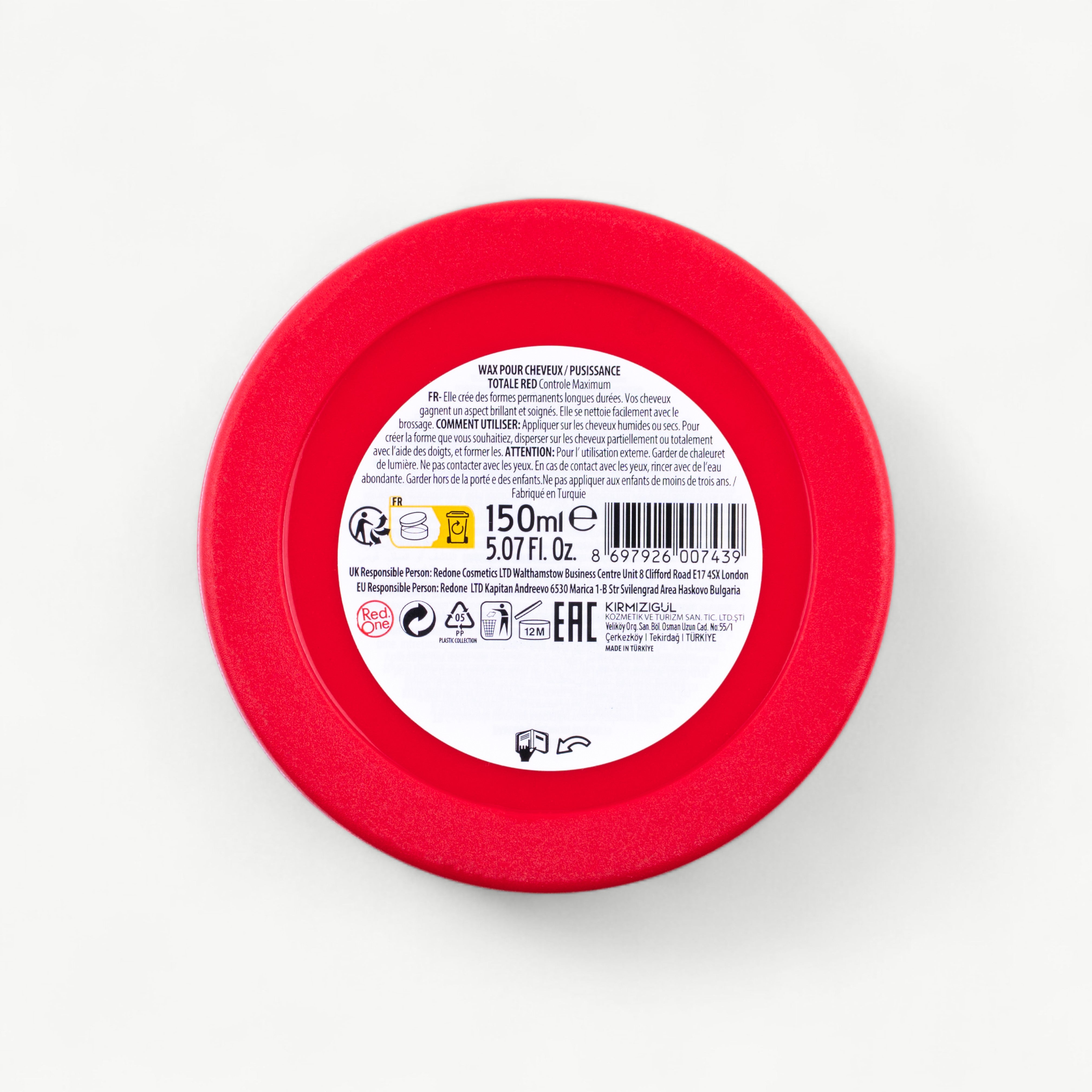 RedOne Red Aqua Hair Wax - 48 Pack | Maximum Control