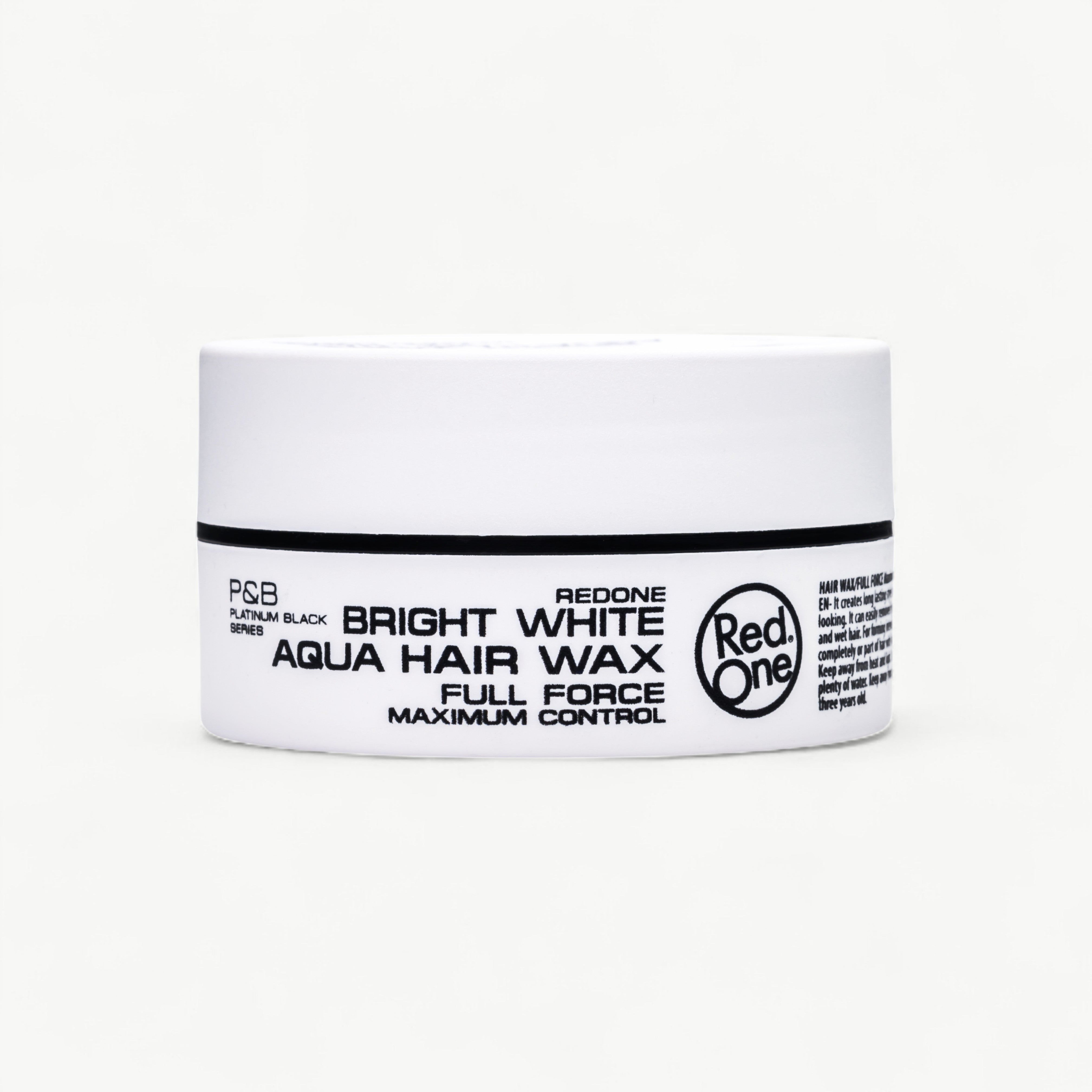 RedOne Bright White Aqua Hair Wax - 48 Pack | Maximum Control