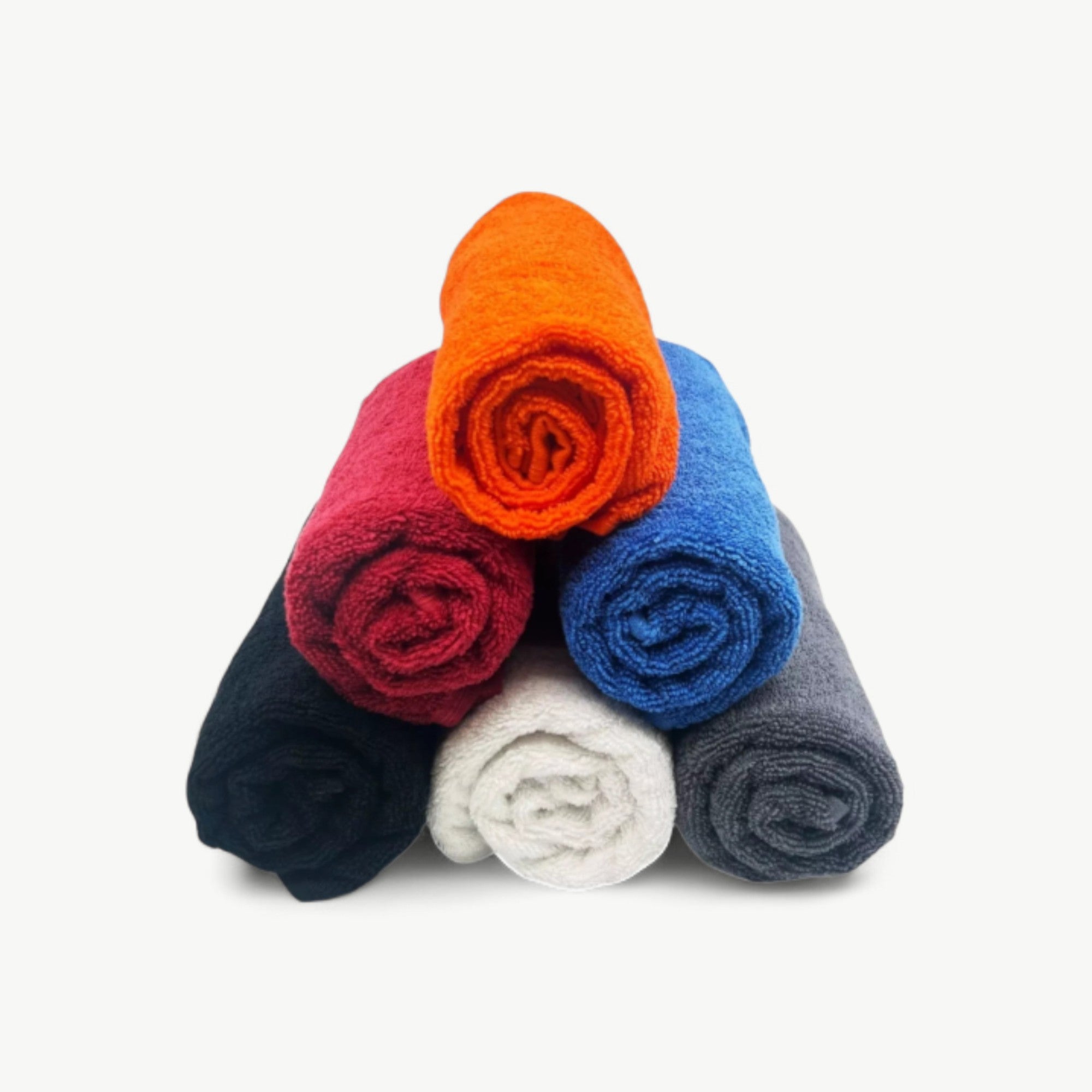 Rei-Barber & Hairdressing Towel Red 100%Cotton 85x50cm