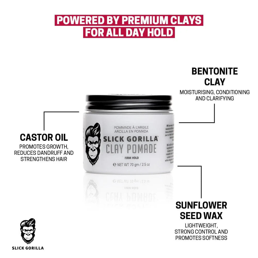Slick Gorilla Clay Pomade 70g