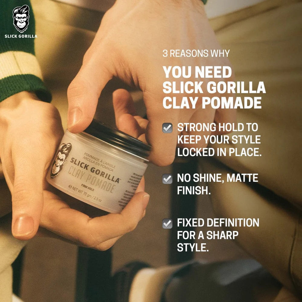 Slick Gorilla Clay Pomade 70g