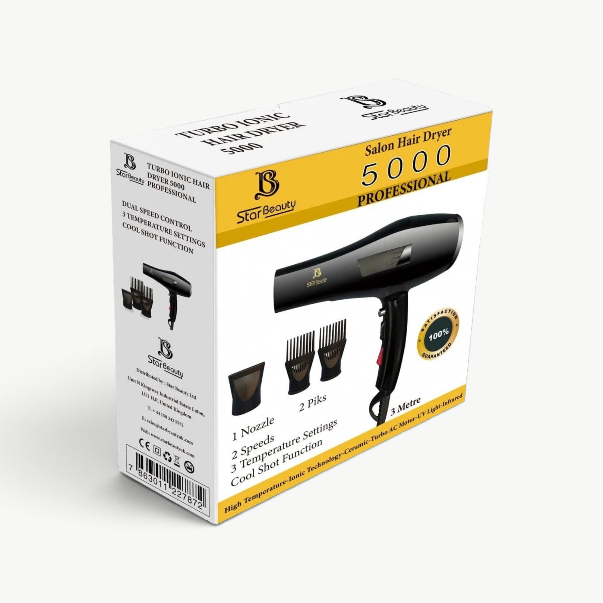 Star Beauty 5000 Professional Salon Hair Dryer