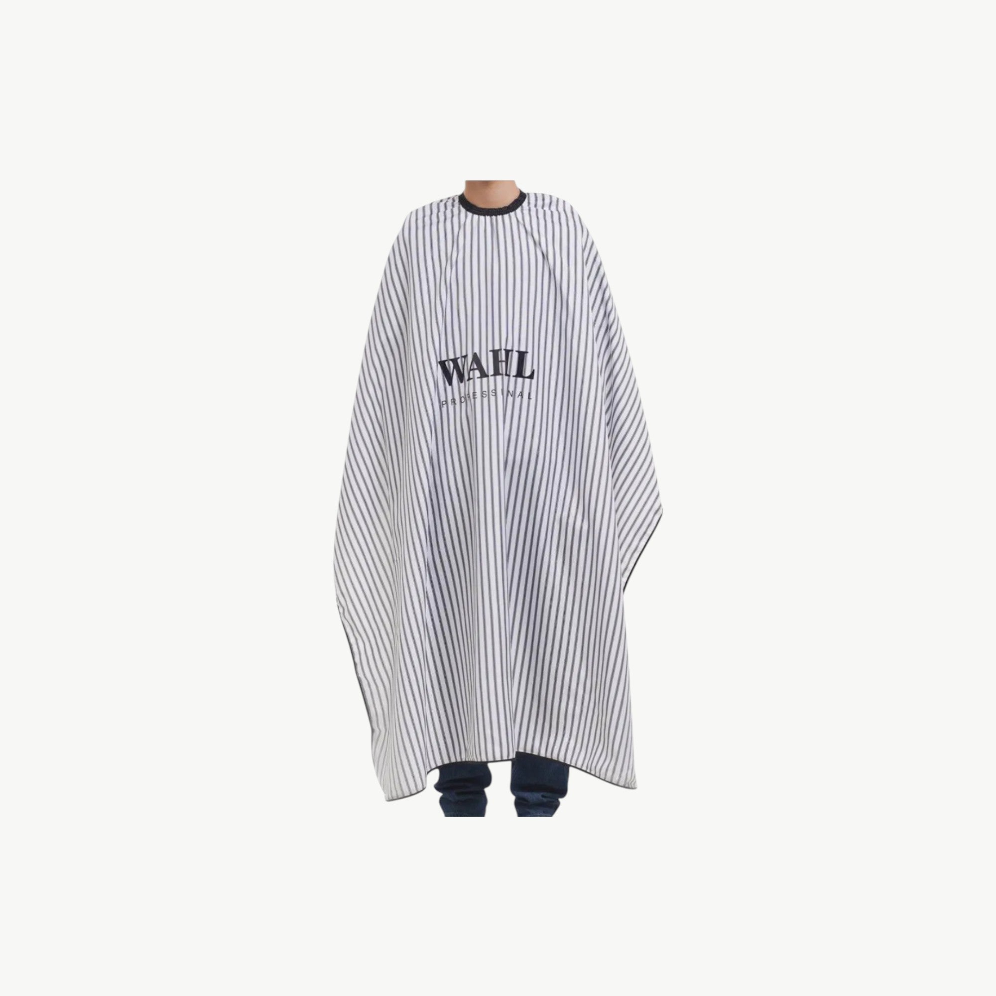 Wahl Barber Gown Black / White