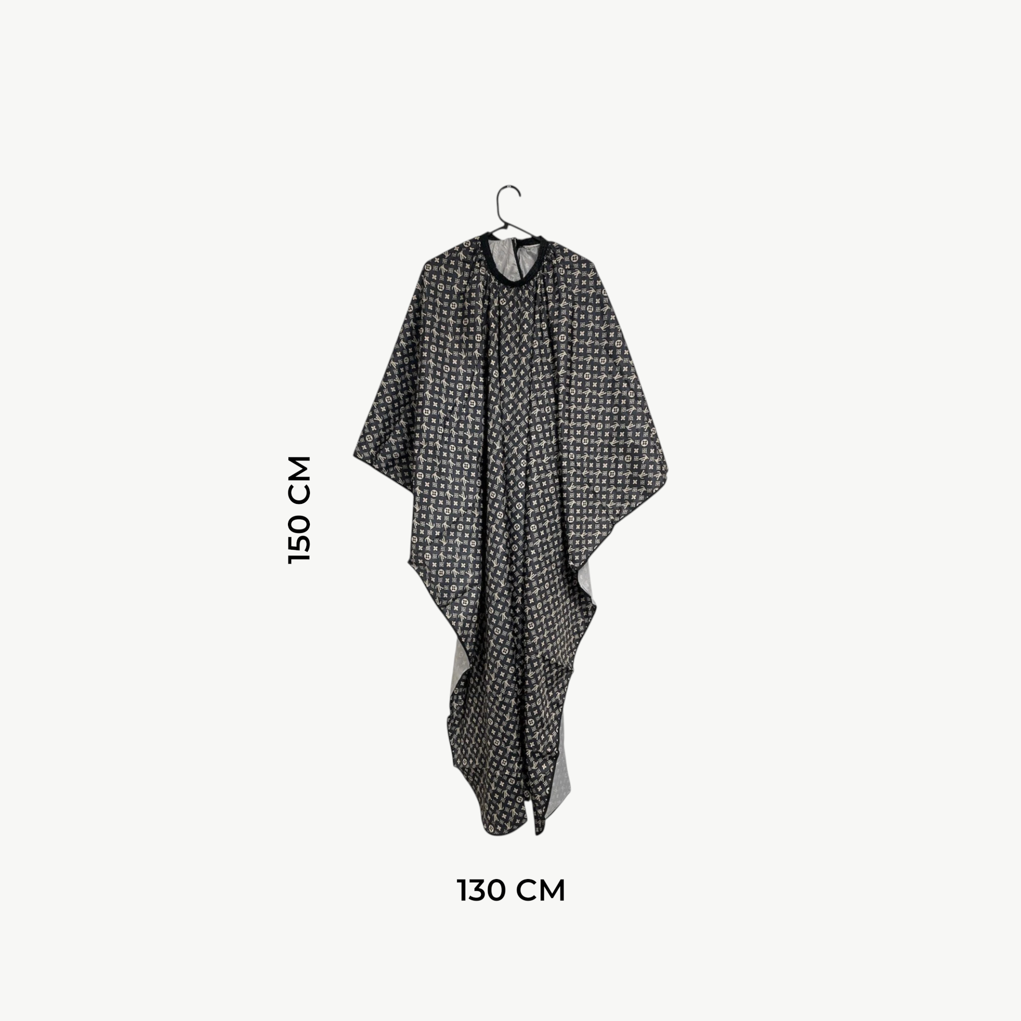 Luxury Professional Hair Cutting Cape | LV Style Black