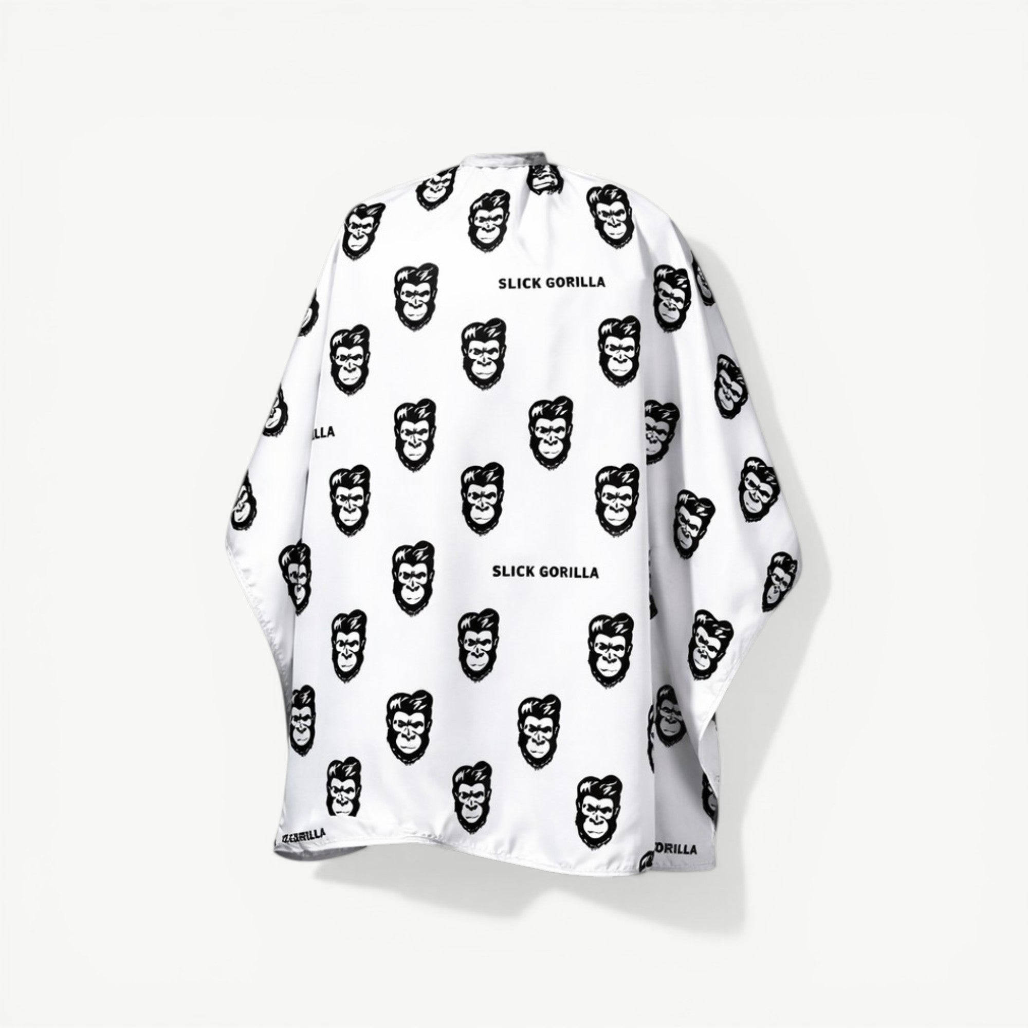 Slick Gorilla Barber Cape White