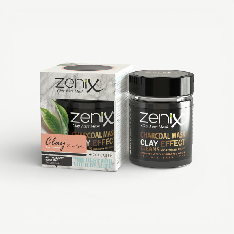 ZENIX Clay Mask Natural Series  Black 190g