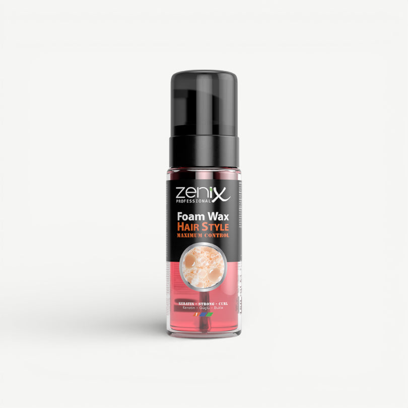 ZENIX Men Foam Wax  Keratin Strong Curl 150ml